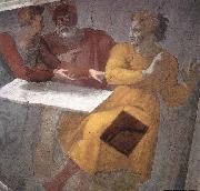 Punishment of Haman Michelangelo Buonarroti